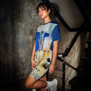 ice cream pop t shirt dress